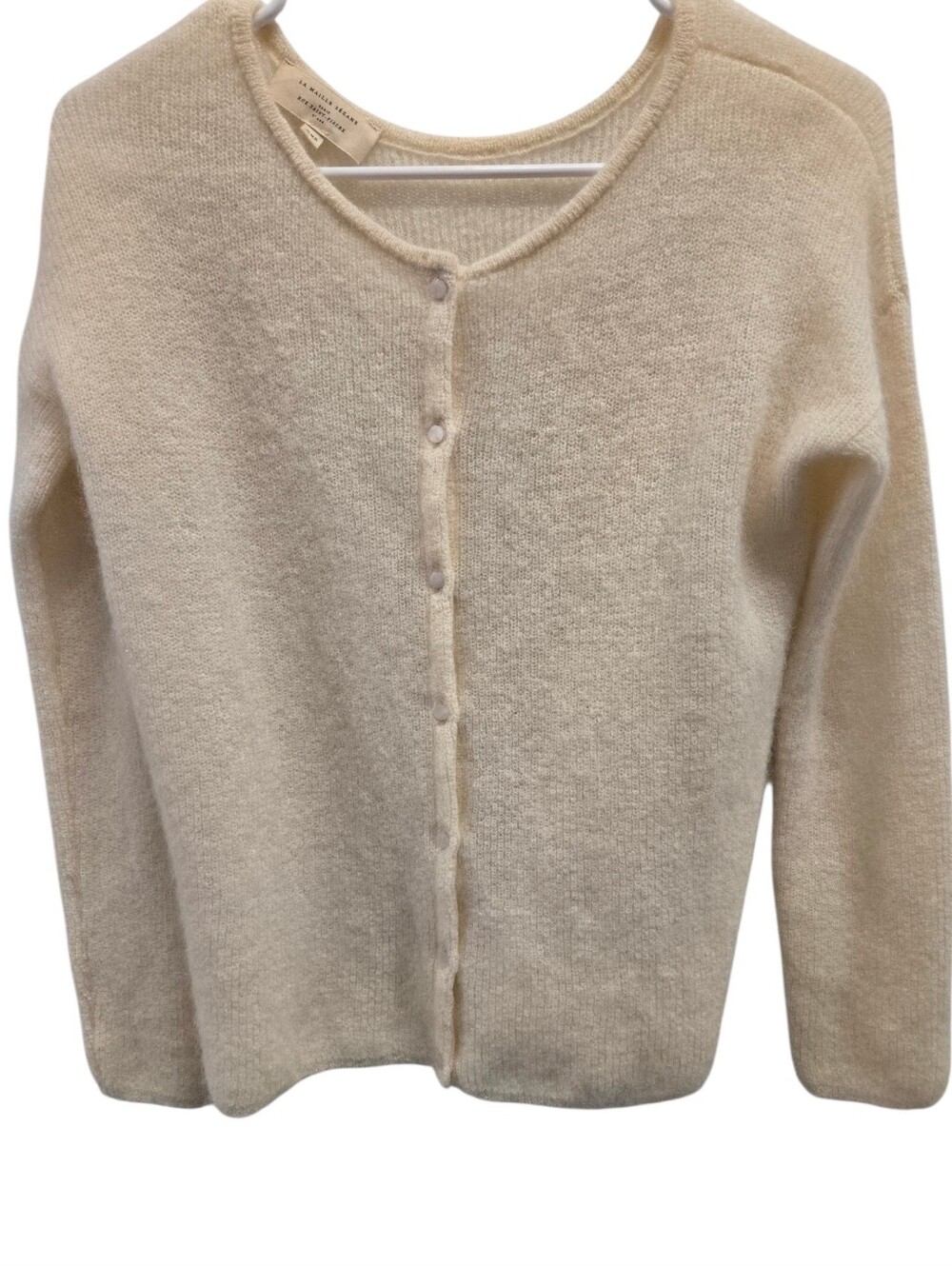 NEW La Maille Sezane Cardigan Sweater Womens XXS Super Kid Mohair Alpaca Italy